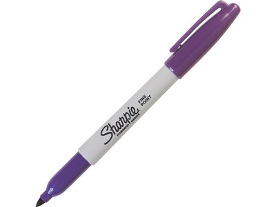 Sharpie Permanent Marker, Fine Tip, Purple (30008)