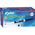 Expo Dry Erase Markers, Fine Tip, Black, 12/Pack (86001)