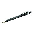 Paper Mate FlexGrip Elite Retractable Ballpoint Pen, Medium Point, Black Ink, Dozen (85580)