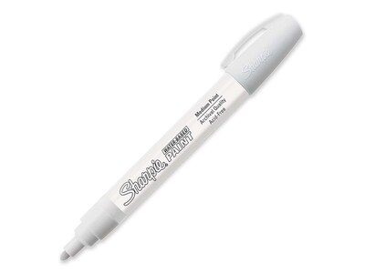 Sharpie Water-Based Paint Marker, Medium Tip, White (37206)