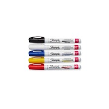 Sharpie Oil-Based Paint Markers, Fine Tip, Assorted, 5/Pack (37371)