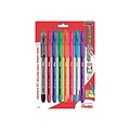 Pentel R.S.V.P. Ballpoint Pens, Medium Point, Assorted Ink, 8/Pack (BK91CRBP8M)