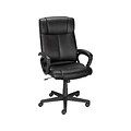 Quill® Brand Turcotte Luxura High-Back Manager Chair, Black