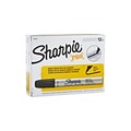 Sharpie Permanent Markers, Bullet Tip, Black, 12/Pack (1794229)