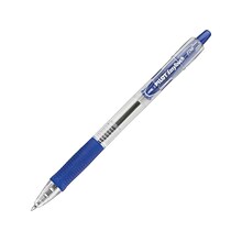 Pilot EasyTouch Retractable Ballpoint Pens, Fine Point, Blue Ink, Dozen (32211)