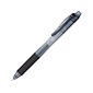 Pentel EnerGel-X Retractable Gel Pens, Fine Point, Black Ink, 12/Pack (BLN105-A)