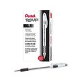 Pentel R.S.V.P. Ballpoint Pens, Medium Point, Black Ink, 12/Pack (BK91-A)