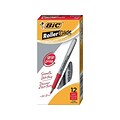 BIC Roller Glide Rollerball Pens, Fine Point, Red Ink, 12/Pack (31205)