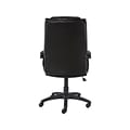 Quill Brand® Kelburne Luxura Faux Leather Computer and Desk Chair, Black (50859)