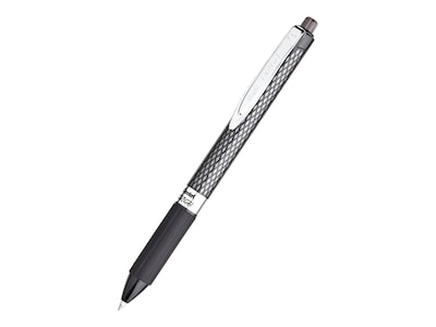 Pentel Oh! Gel Retractable Gel Pens, Medium Point, Black Ink, Dozen (K497-A)
