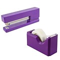 JAM Paper Desk Organizer Set, Purple (3378PU)
