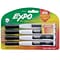 Expo Magnetic Dry Erase Markers, Fine Tip, Black, 4/Pack (1944745)