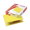 Pendaflex Hanging File Folders, 2 Expansion, Letter Size, Yellow, 25/Box (PFX 04152x2 YEL)