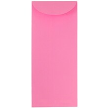 JAM Paper #11 Policy Business Colored Envelopes, 4.5 x 10.375, Ultra Pink, 25/Pack (1531828)