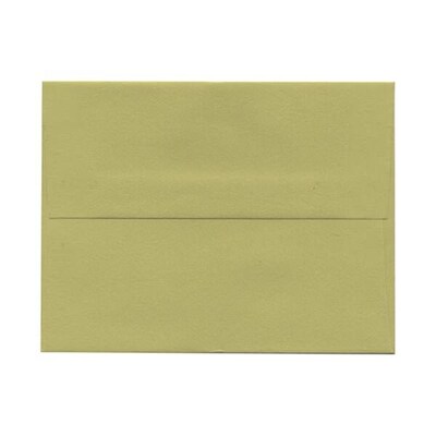 JAM Paper® A2 Invitation Envelopes, 4.375 x 5.75, Chartreuse Green, 25/Pack (1513311)