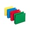 Smead Heavy Duty Poly File Pockets, 3-1/2 Expansion, Letter Size, Assorted Colors, 4/Box (73500)