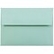 JAM Paper® 4Bar A1 Invitation Envelopes, 3.625 x 5.125, Aqua Blue, Bulk 250/Box (5157439c)