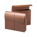Smead Redrope Expanding Wallet, 3-1/2 Expansion, Letter Size, Brown, 10/Box (71353)