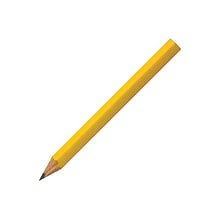 Dixon Golf Pre-Sharpened Wooden Pencil, 2.2mm, #2 Soft Lead, 144/Box (14998)