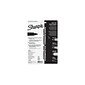 Sharpie Super Permanent Markers, Fine Tip, Black, 6/Pack (33666)