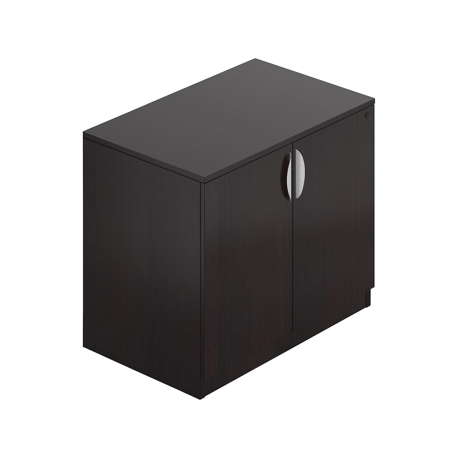 Offices To Go 29.5 Laminate Storage Cabinet with 1 Shelf, American Espresso (SL3622SC-AEL)