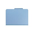 Smead Pressboard File Folders, 1/3-Cut Tab, 1 Expansion, Letter Size, Blue, 25/Box (21530)