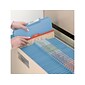 Smead Pressboard File Folders, 1/3-Cut Tab, 1" Expansion, Letter Size, Blue, 25/Box (21530)