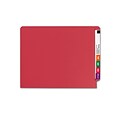 Smead End-Tab File Folders, Shelf-Master Reinforced Straight-Cut Tab, Letter Size, Red, 100/Box (257