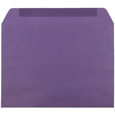 JAM Paper® 9 x 12 Booklet Envelopes, Dark Purple, 50/Pack (572312532i)