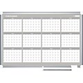 MasterVision Gold Ultra Magnetic Lacquered Steel Planning Board, Aluminum Frame, 3 x 2 (GA03106830