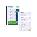 Rediform 3-Part Carbonless Receipts Pad, 7L x 2.7W, 100 Forms/Pad (8L808)