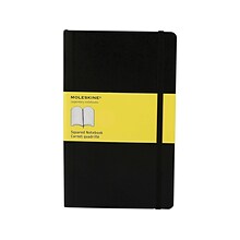 Moleskine Professional Notebooks, 5 x 8.25, Quad, 120 Sheets, Black (701139)