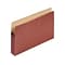 Pendaflex 100% Recycled Heavy Duty Reinforced File Pocket, 3 1/2 Expansion, Legal Size, Red (E1526E