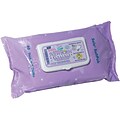 Nice-N-Clean Unscented Baby Wipes with Aloe and Vitamin E, 40 wipes/Pack, 12 Packs/Carton (Q70040)