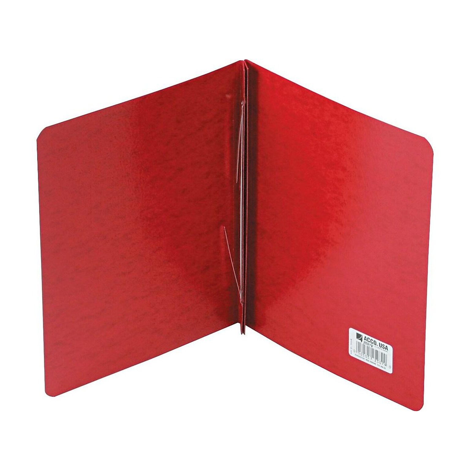 ACCO PRESSTEX 2-Prong Report Cover, Letter, Red (A7025079)
