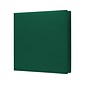 Staples® Standard 1" 3 Ring Non View Binder with D-Rings, Green (26291-CC)