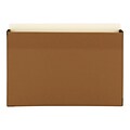 Smead Redrope File Pockets, 3.5 Expansion, Legal Size, Brown, 10/Box (74264)
