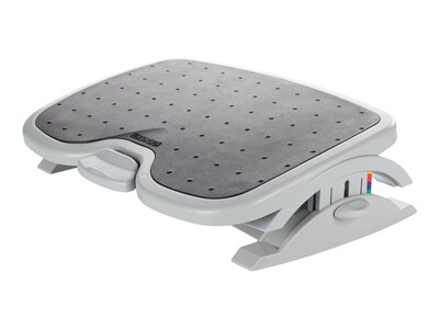 Kensington SmartFit Solemate Plus Tilt Adjustable Footrests, Platinum/Gray (KMW56146)