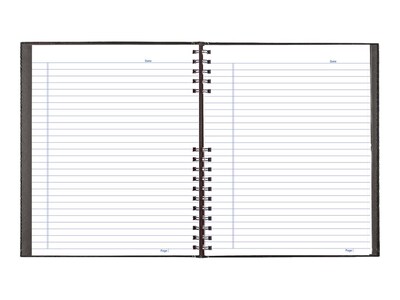 Blueline NotePro 1-Subject Professional Notebooks, 8.5" x 10.75", College Ruled, 100 Sheets, Black (A10200.BLK)