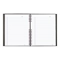 Blueline NotePro 1-Subject Professional Notebooks, 8.5 x 10.75, College Ruled, 100 Sheets, Black (