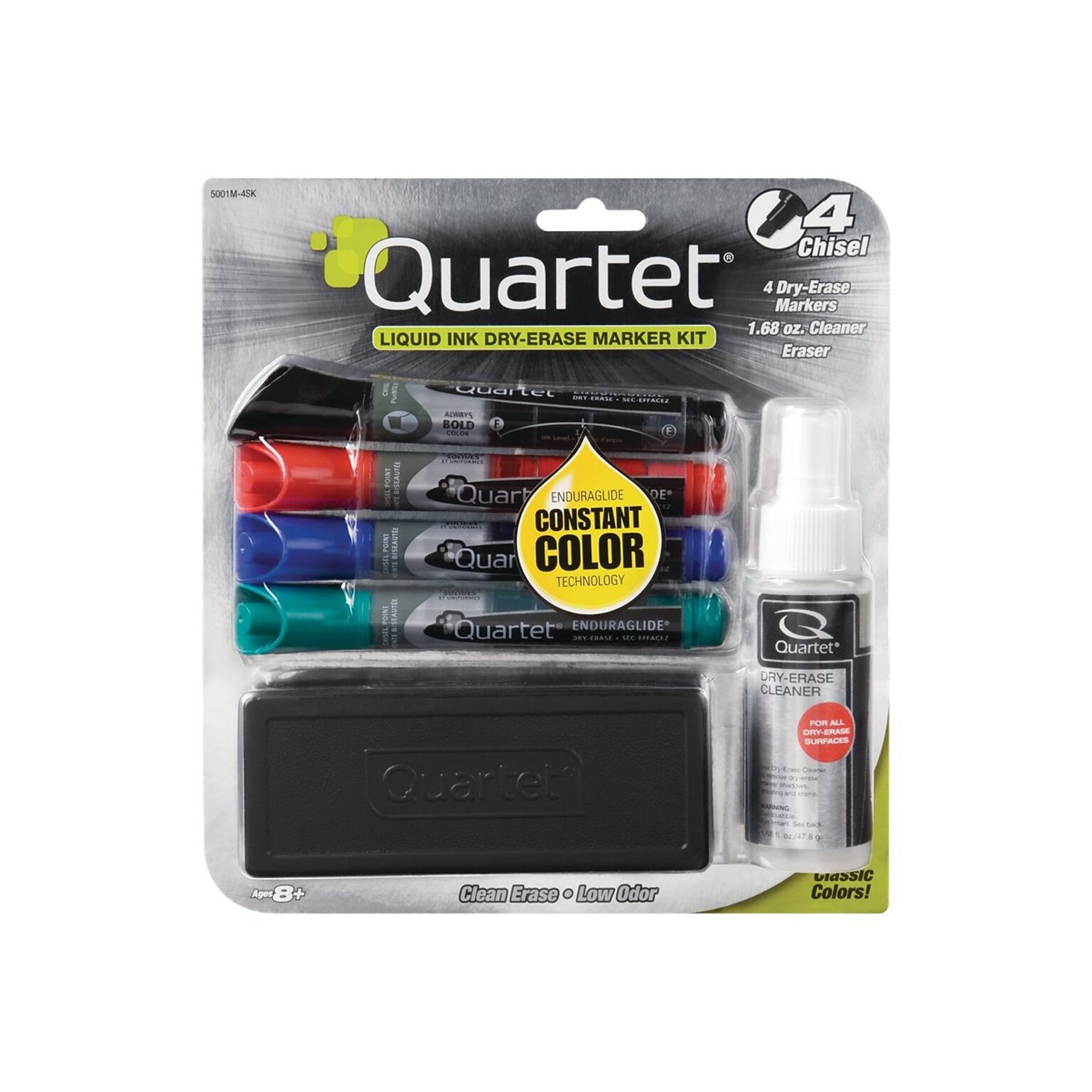 Quartet EnduraGlide Kit, Assorted Colors (5001M-4SK)