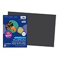 SunWorks 12W x 18L Construction Paper, Black, 50/Pack (6307)