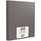 JAM Paper® Matte Cardstock, 8.5" x 11", 130lb Dark Gray, 25/pack
