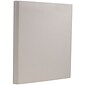 JAM Paper® Matte Cardstock, 8.5" x 11", 130lb Light Gray, 25/pack
