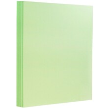 JAM Paper® Matte Cardstock, 8.5 x 11, 130lb Mint Green, 25/pack