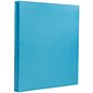 JAM Paper® Matte Cardstock, 8.5" x 11", 130lb Peacock Blue, 25/pack