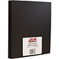 JAM Paper Extra Heavyweight 130 lb. Cardstock Paper, 8.5" x 11", Black, 25 Sheets/Pack (296731638)