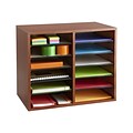 Safco Literature Wood File Organizer, Cherry (9420CY)