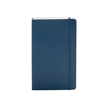 Poppin Professional Notebooks, 5 x 8.25, College Ruled, 96 Sheets, Blue (100358)