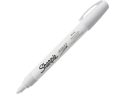 Sharpie Oil-Based Paint Marker, Medium Tip, White (35558)